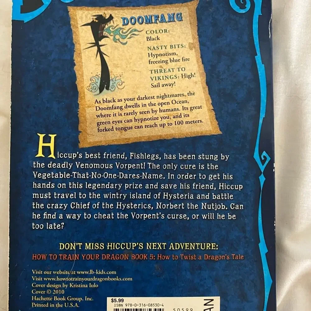 Two How to Train Your Dragon Paperback Fantasy Adventure Books